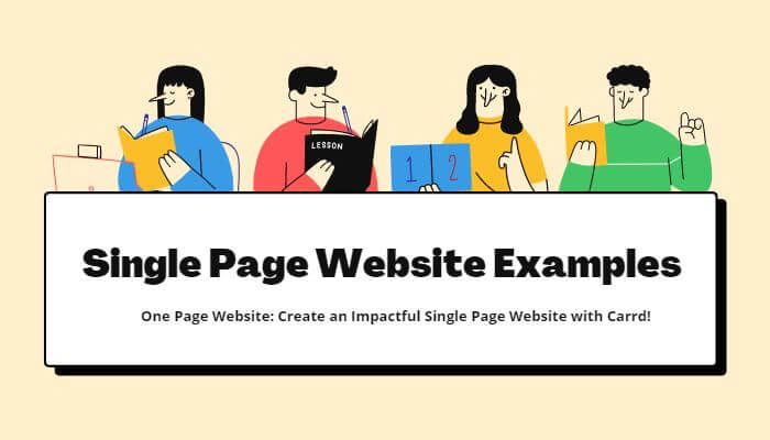 Single Page Website Examples
